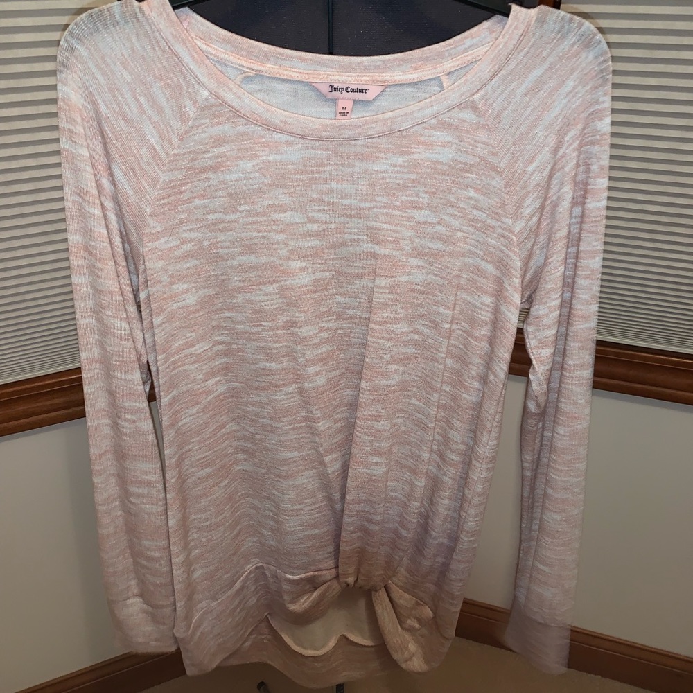Light Pink Long-Sleeve Juicy Top M